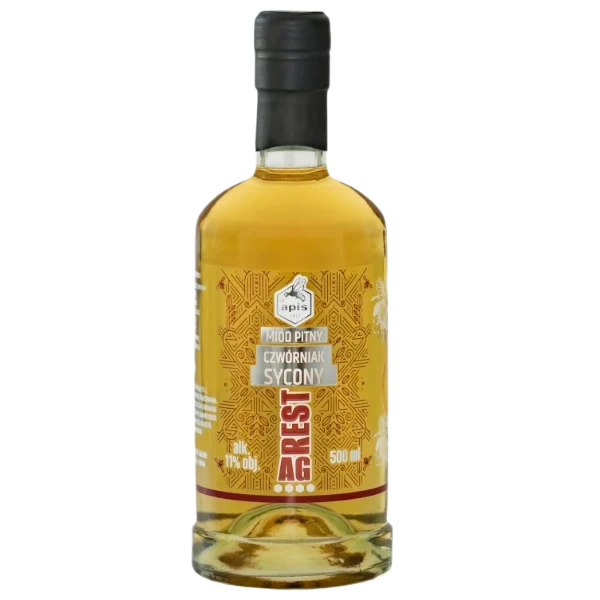 Apis Miód Pitny Czwórniak Sycony Agrest 0,5L 11% Vol.