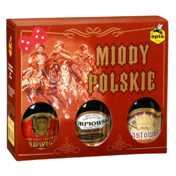 Apis Miód Pitny Zestaw Trzech Miodów