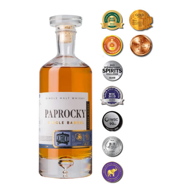 Paprocky Single Barrel Whisky 0,7L 40% Vol.