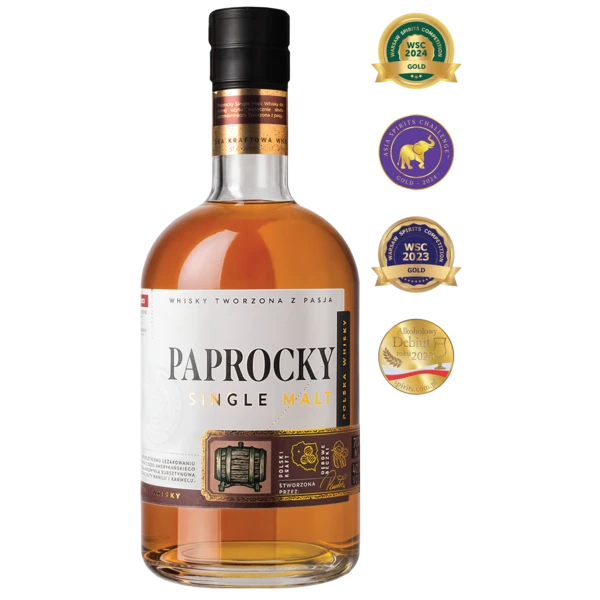 Paprocky Single Malt Whisky 0,7L 40% Vol.