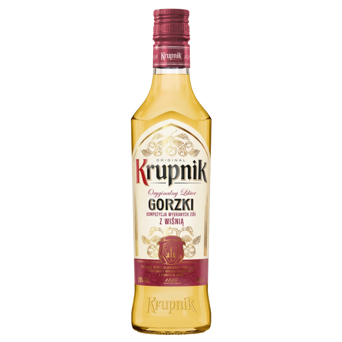 Krupnik Gorzka z Wiśnią 0,5L 30% Vol.