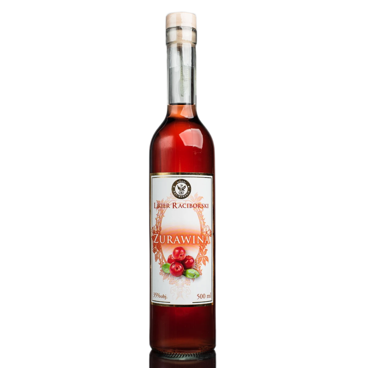 Raciborski Liker Żurawina 0,5L 35% Vol.